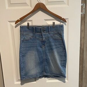 Apt. 9 Light Blue Denim Pencil Skirt